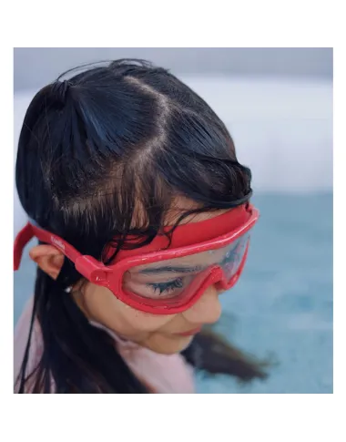 Sarkanas platas peldbrilles bērniem (3-8 gadi) - Lapute.lt