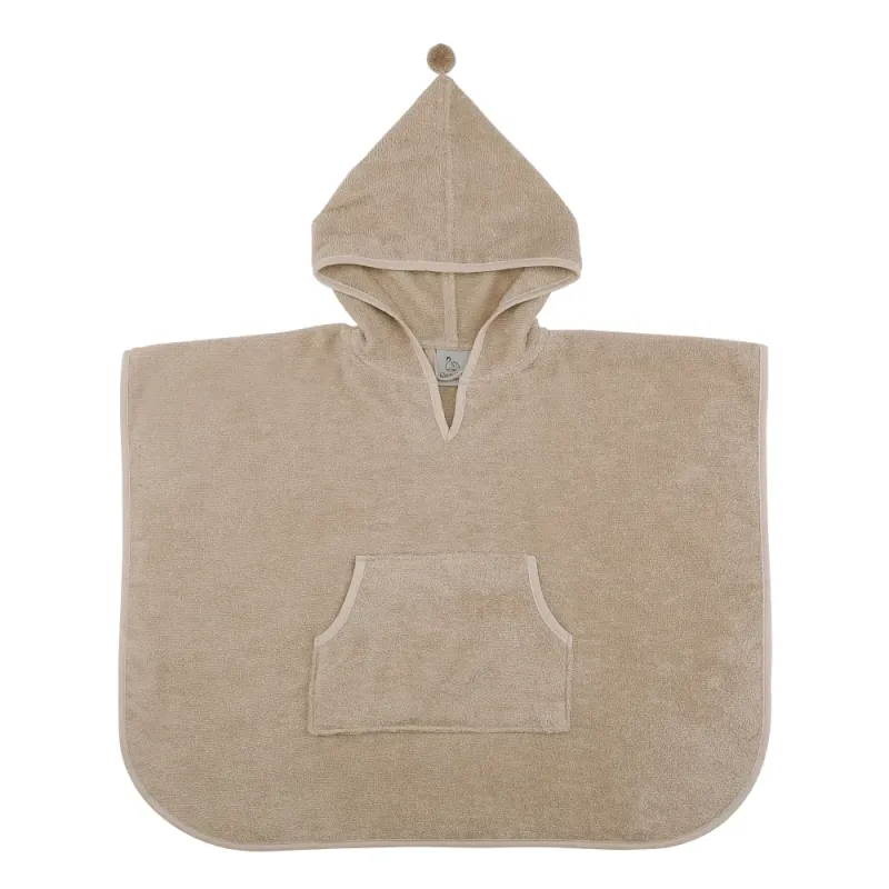 Brūns pončo bērniem 2-6 gadi - Lapute.lt