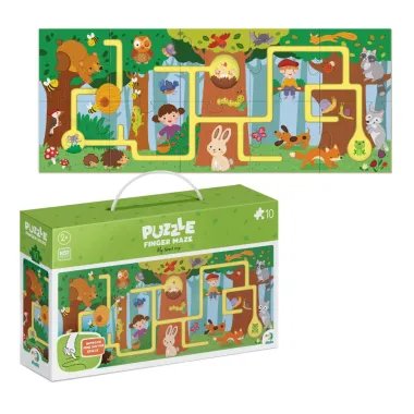 Dodo puzles-labirints Mežs (10 gabali) - Puzles bērniem no 2 gadiem - Lapute.lt
