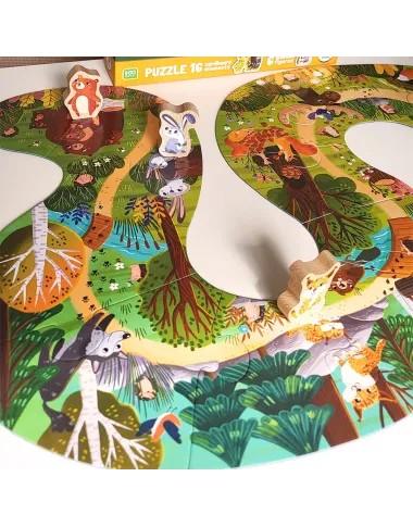 Dodo dėlionė Kas gyvena miške? (16 det.)
