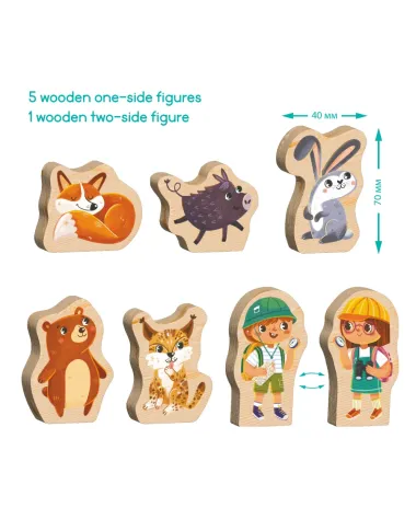 Dodo dėlionė Kas gyvena miške? (16 det.)