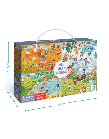 Dodo dėlionė vaikams Metai (100 det.)