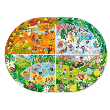 Dodo puzle bērniem Gadi (100 gabali)- Puzles bērniem no 5 gadiem - Lapute.lt