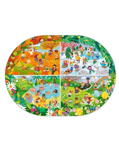 Dodo puzle bērniem Gadi (100 gabali)- Puzles bērniem no 5 gadiem - Lapute.lt