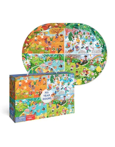 Dodo dėlionė vaikams Metai (100 det.)