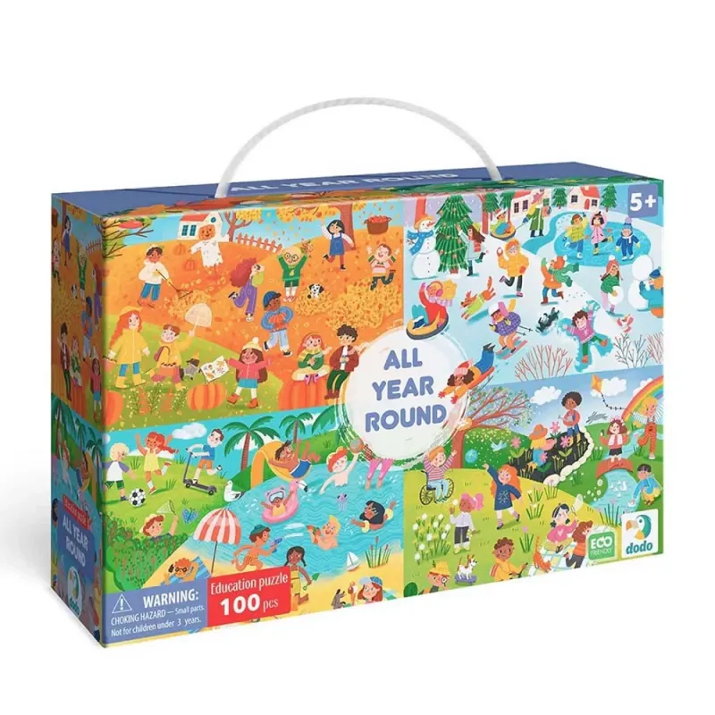 Dodo dėlionė vaikams Metai (100 det.)