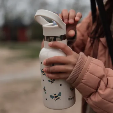 Termo gertuvė vaikams Bitutės, 350 ml, laiko mergaitė