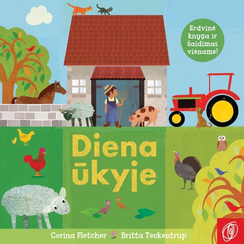Erdvinė knyga vaikams Diena ūkyje