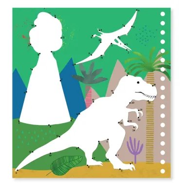 Magiška užduočių knygutė Dinozaurai - skaičiai