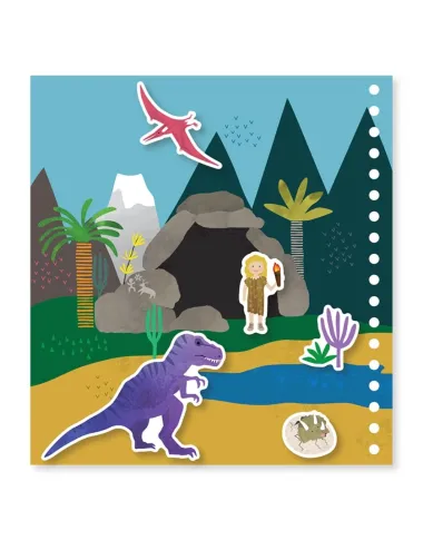 Burvju aktivitāšu grāmata Dinozauri - Lapute.lt