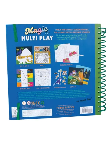 Burvju aktivitāšu grāmata Dinozauri - Lapute.lt