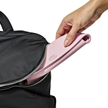 OXO silikona priekšautiņš ar kabatu, rozā - Bērnu preces - Lapute.lt