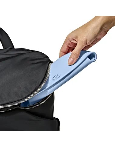 OXO silikona priekšautiņš ar kabatu, zils