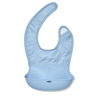 OXO silikona priekšautiņš ar kabatu, zils