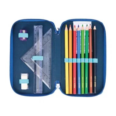 Zīmuļu maciņš 3 daļu Cosmic Explorer (pilns) - Penālis bērniem - Lapute.lt