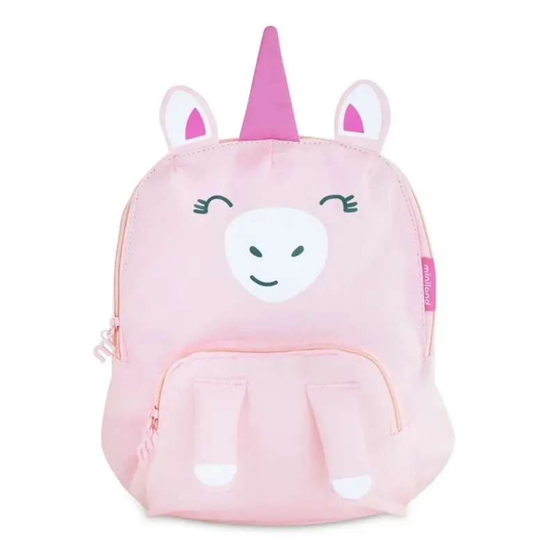 Termo kuprinė vaikams Vienaragis – vaizdas iš priekio su vienaragio dizainu