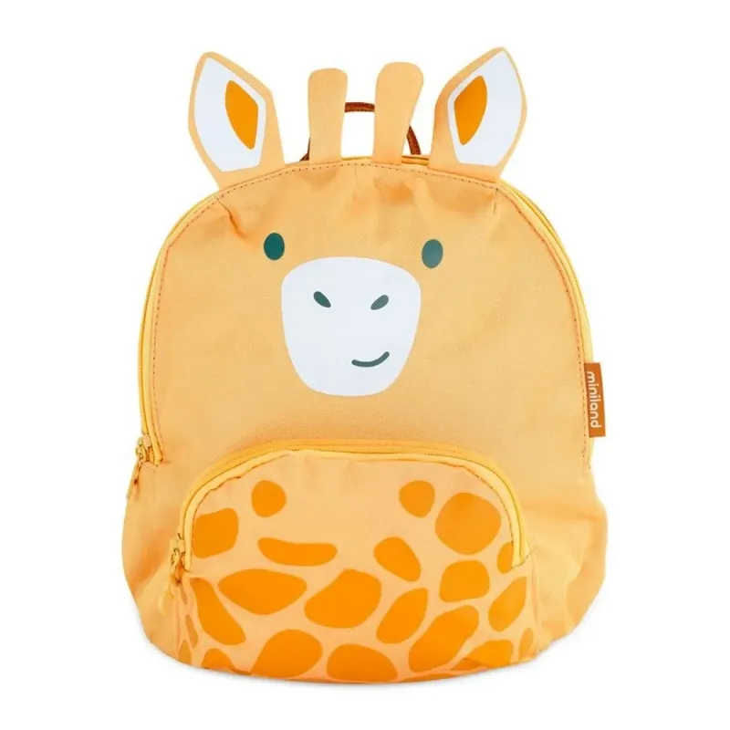 Termo kuprinė vaikams Žirafa - vaizdas iš priekio su žirafos dizainu