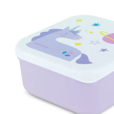 Miniland užkandžių dėžutė su vienaragiu