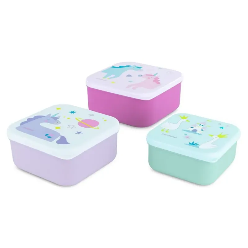 Miniland užkandžių dėžutės vaikams Pasaka - 3 vnt.