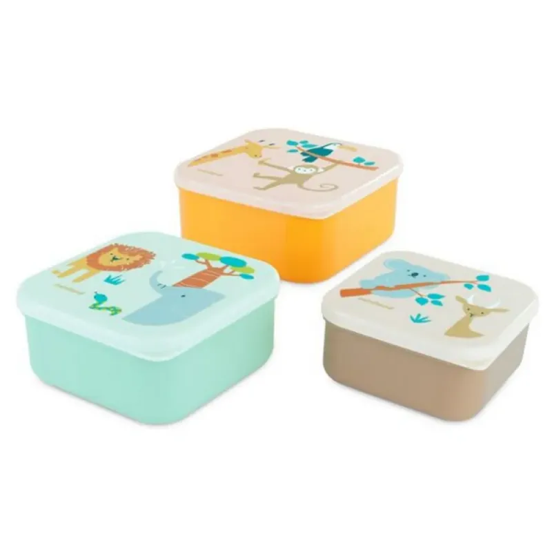 Miniland užkandžių dėžutės vaikams Džiunglės