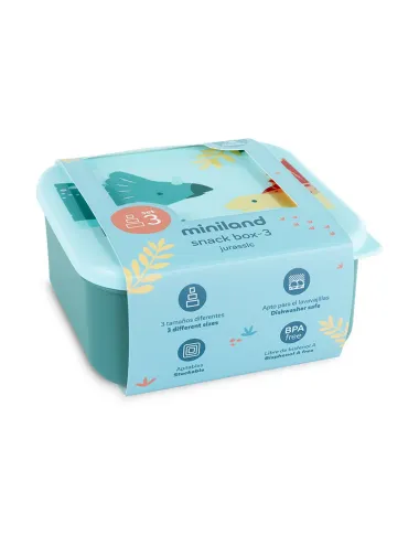 Miniland uzkodu kastes bērniem Dinozauri