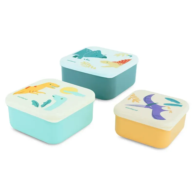 Miniland užkandžių dėžutės vaikams Dinozaurai