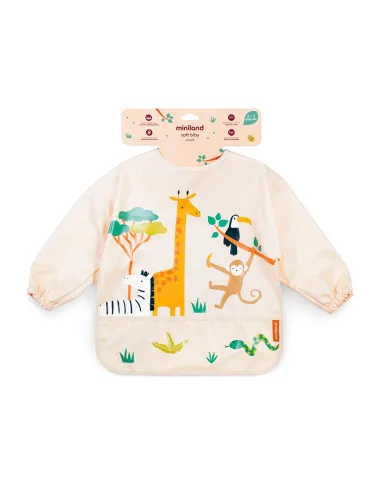 Miniland priekšautiņš ar piedurknēm Džungļi