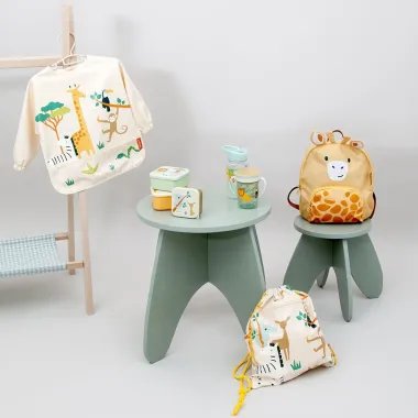 Miniland priekšautiņš ar piedurknēm Džungļi | Lapute.lt