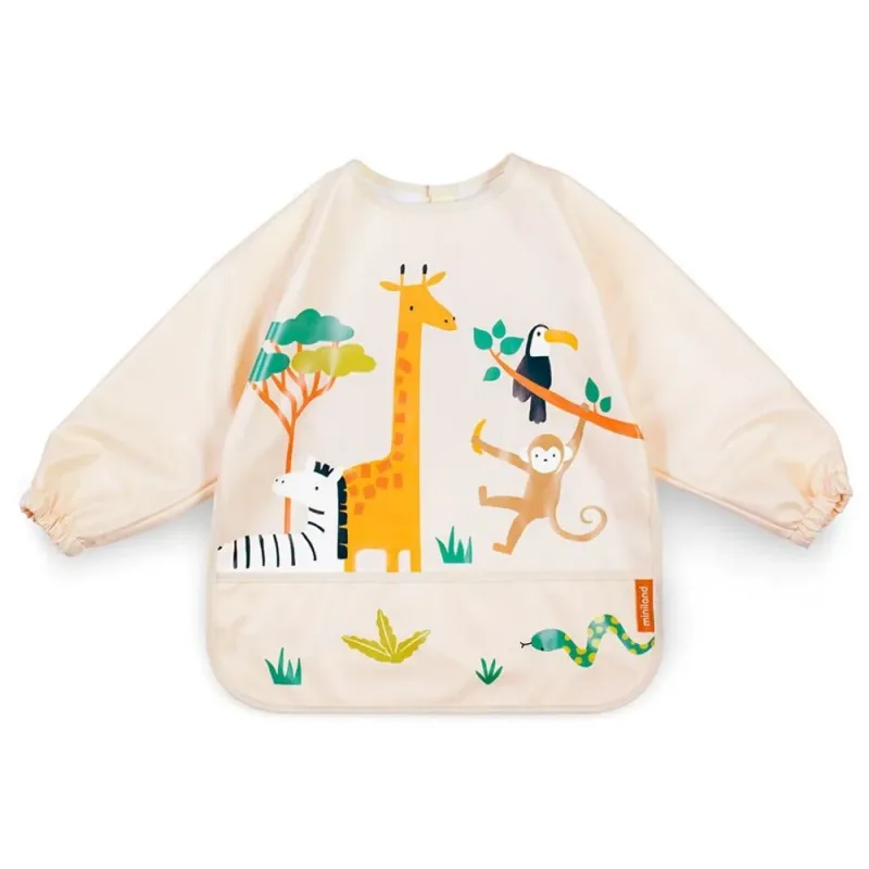 Miniland priekšautiņš ar piedurknēm Džungļi