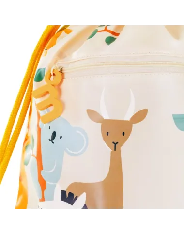 Miniland vaikiškas sportinis krepšys Džiunglės - vaizdas iš priekio