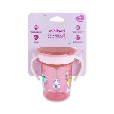Miniland 360° krūzīte bērniem – ērta, droša | Lapute.lt