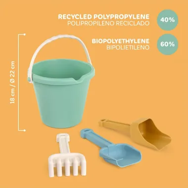 Miniland ECO smilšu komplekts Cool - Īpaši stiprs | Lapute.lt