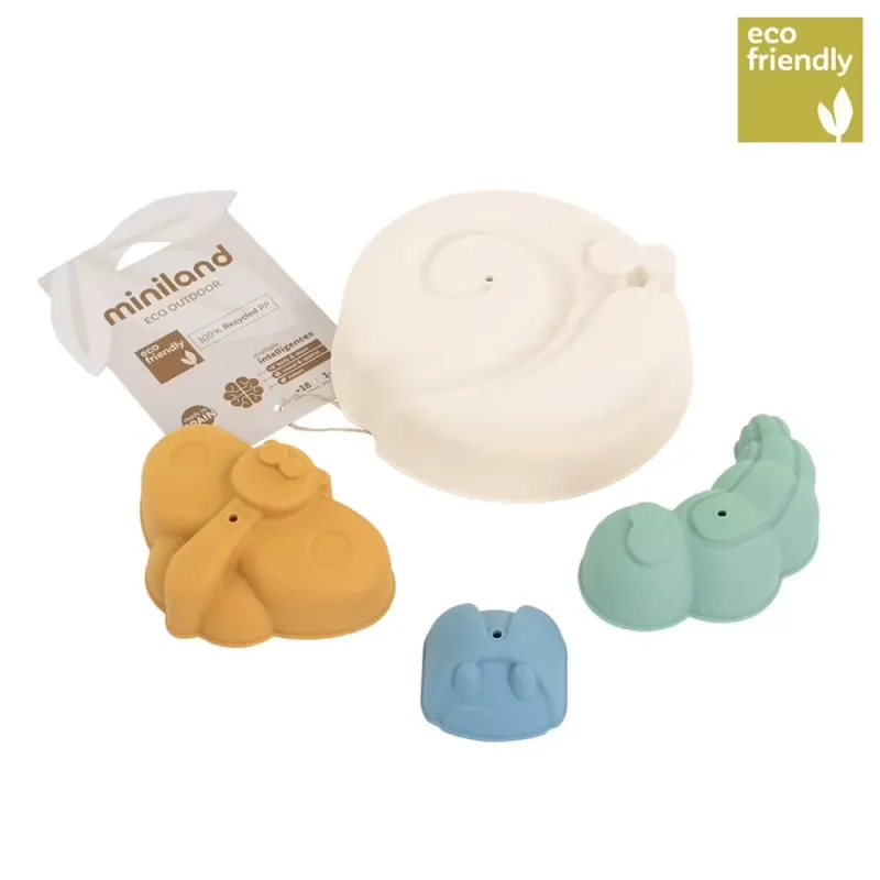 Miniland ECO smilšu veidņu komplekts Cool (4 gab.)