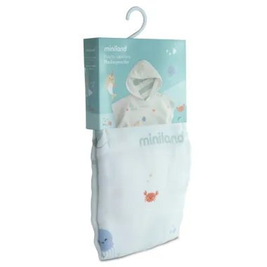 Miniland muslino pončas vaikams - supakuotas