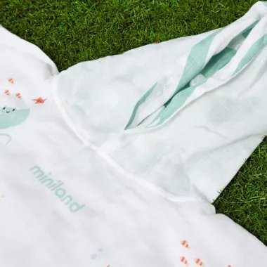 Miniland muslīna pončo bērniem - Lapute.lt