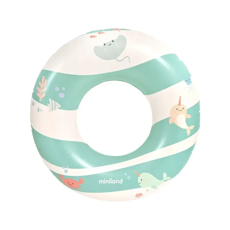 Miniland pripučiamas plaukimo ratas (55 cm) - pripūsto vaizdas
