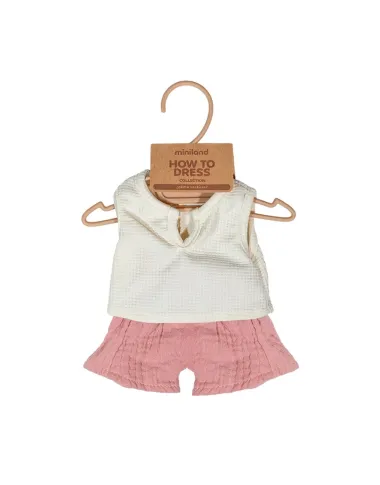 Miniland rozā leļļu komplekts (38 cm) - Lapute.lt