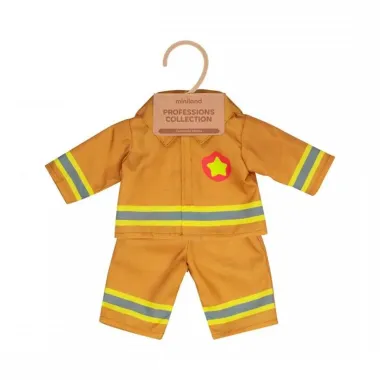 Miniland gaisrininko komplektas lėlei (38 cm)  ant pakabėlės