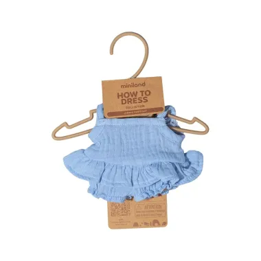 Miniland zila kleita lellei (21 cm) - Lapute.lt