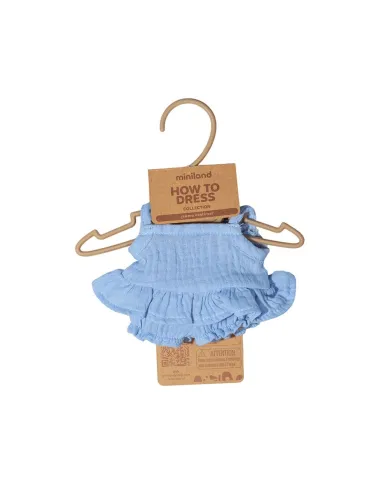 Miniland zila kleita lellei (21 cm)