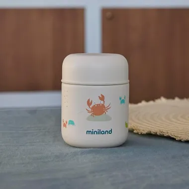 Miniland maisto termosas Krabas (280 ml) - vaizdas namų fone