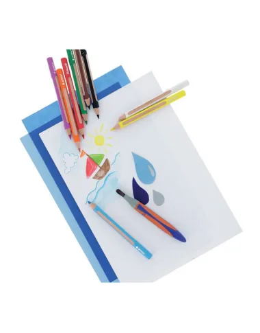 Pelikan trīsstūrveida akvareļu zīmuļi GRIFFIX L+R, 9 gab.