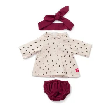 Miniland 3 drēbju komplekti lellei (38 cm) - Lapute.lt