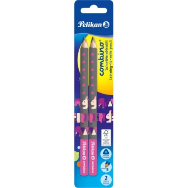 Pelikan trikampiai pieštukai Combino B, 2 vnt.