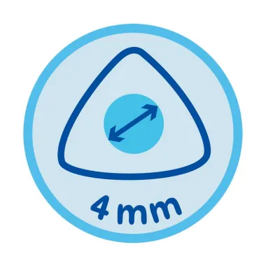 Pelikan trikampiai stori pieštukai, 12 sp. - grafito storis