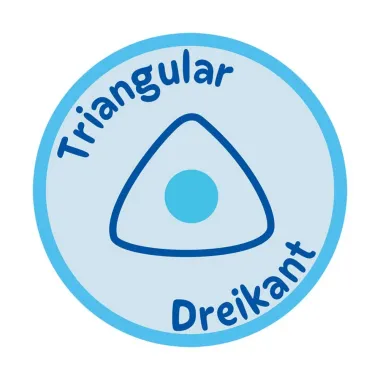 Pelikan trikampiai stori pieštukai, 12 sp. - tribriaunė pieštuko forma