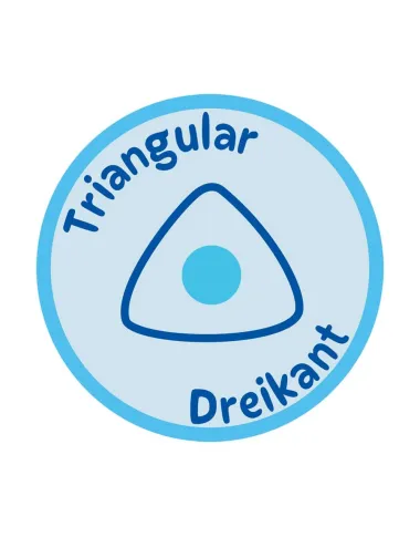 Pelikan trīsstūrveida biezie zīmuļi, 12 krāsas. | Lapute.lt