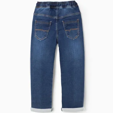 Tumši zilas džinsa bikses zēniem (3/4-13/14 m) | Lapute.lt