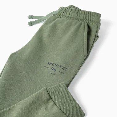 Žalios sportinės kelnės berniukams (3/4-13/14 m) | Lapute.lt
