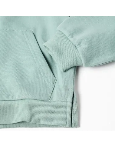 Šviesiai žalias sportinis kostiumas mergaitėms (3/4-13/14 m) - vaizdas iš priekio Šviesiai žalias sportinis kostiumas mergaitėms (3/4-13/14 m) - vaizdas iš priekio